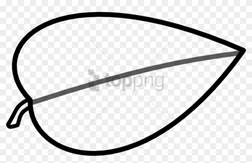 Free Png Leaf Outline Png Image With Transparent Background - Leaf Clip Art Outline