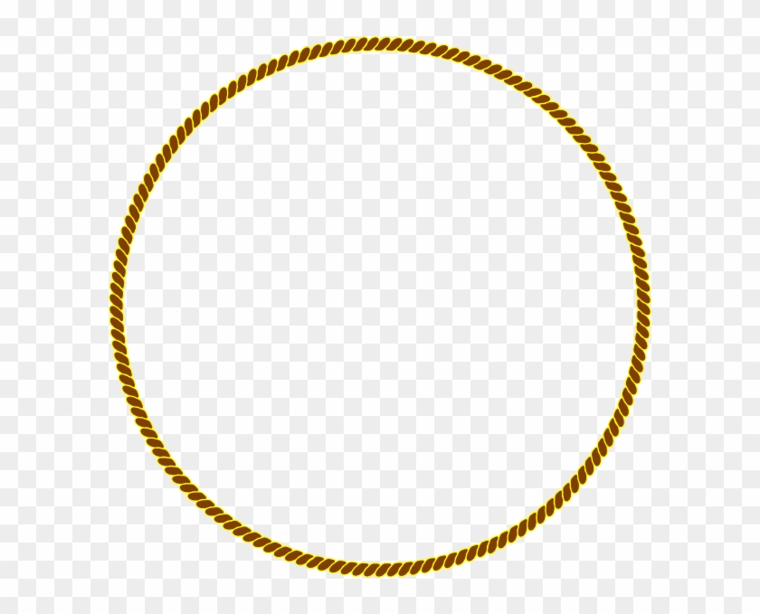 Rope Ring 2 Svg Clip Arts 600 X 599 Px - Frames Png In Round Transparent Png #1941846