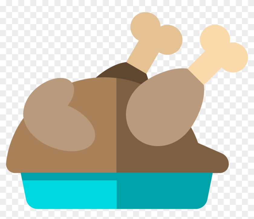 Turkey Clipart Freeuse Stock - ไอ ค่อน อาหาร Png Transparent Png #1941994
