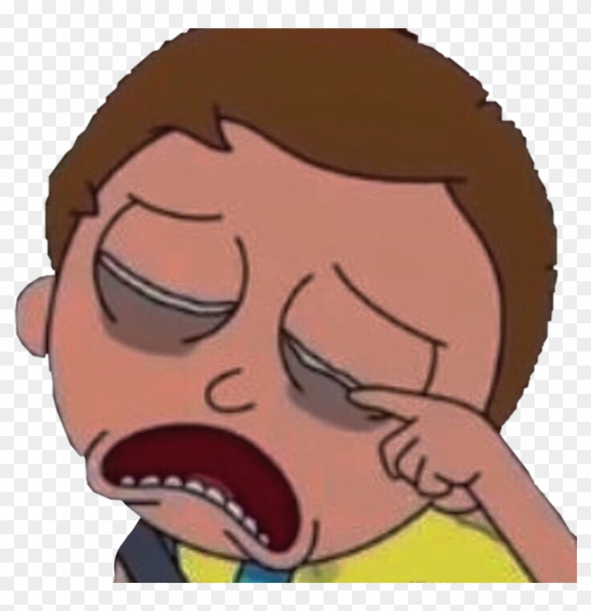 #rickandmorty #crying #sad #lonely #tired #morty #picklerick - Tired Morty Clipart
