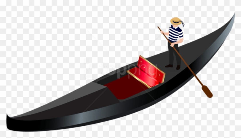 Free Png Download Venetian Gondola Transparent Clipart - Gondola Png
