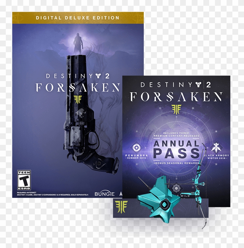 These Are A Few Of The Bonus Items That Come With Digital - Destiny 2 Forsaken Digital Deluxe Clipart #1942609