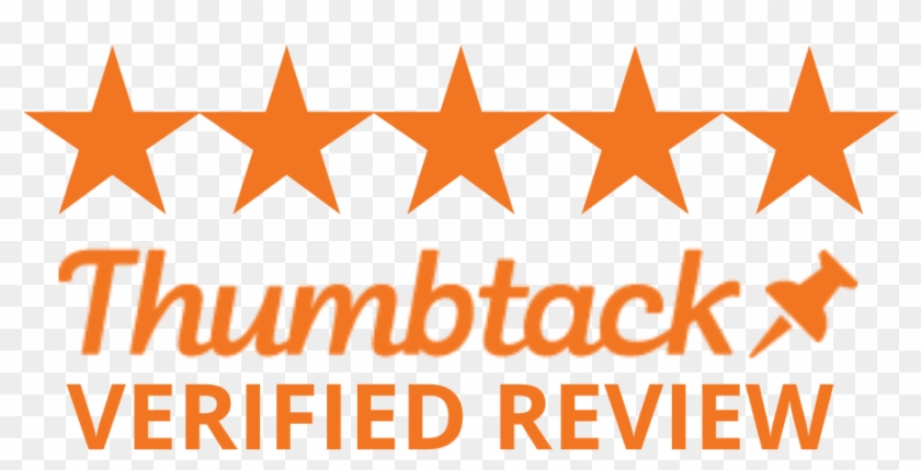 Thumbtack-review - Thumbtack 5 Star Review Logo Clipart #1942923
