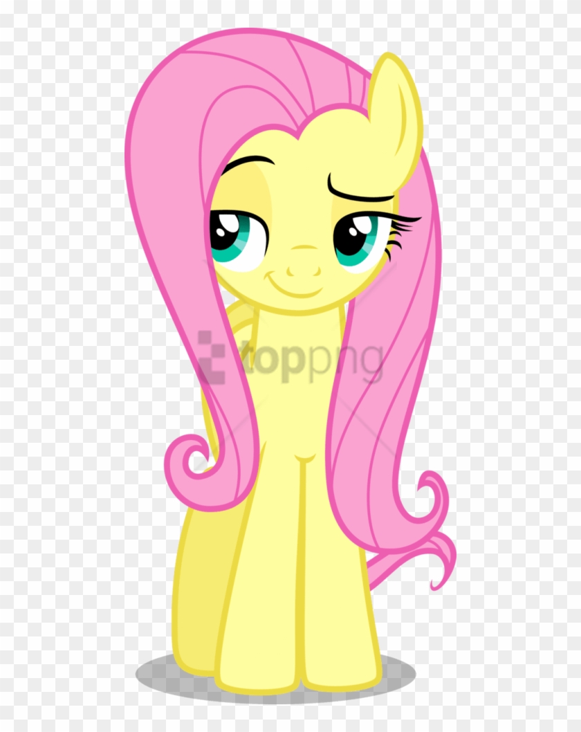 Free Png Download Mlp Fluttershy Smirk Png Images Background - Cartoon Clipart