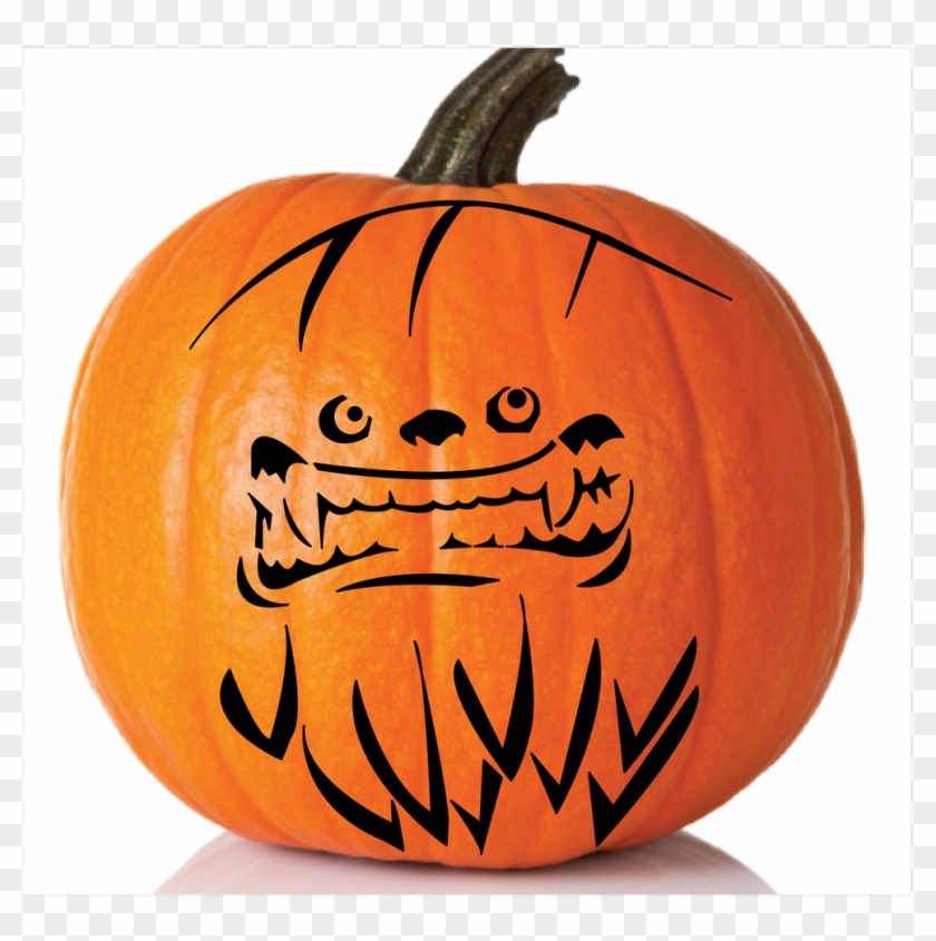 Here Is The Idea I Made For The Vmp Sasquatch Pumpkin - Washington Capitals Pumpkin Stencil Clipart #1943220