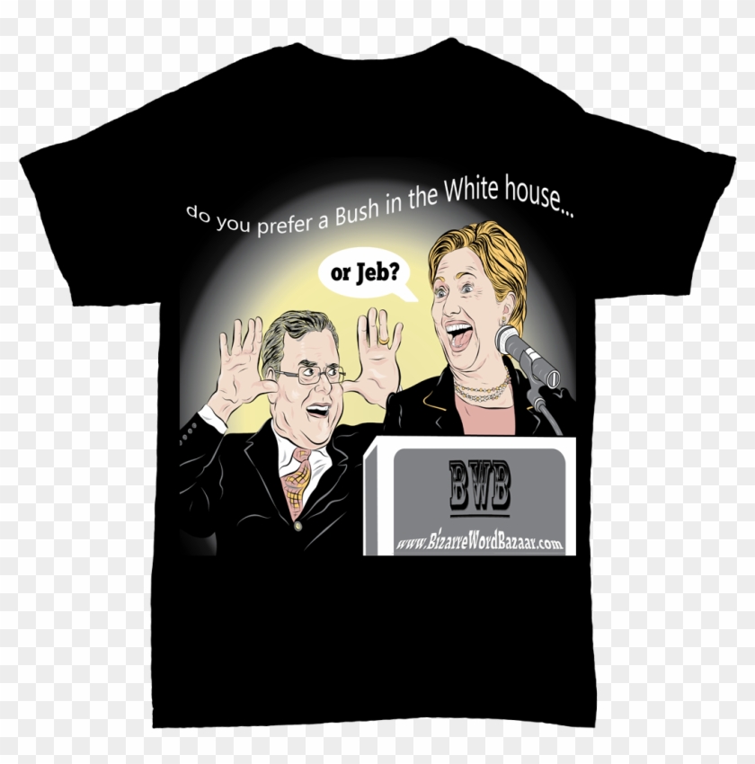 Hillary T-shirt - Illustration Clipart #1943222