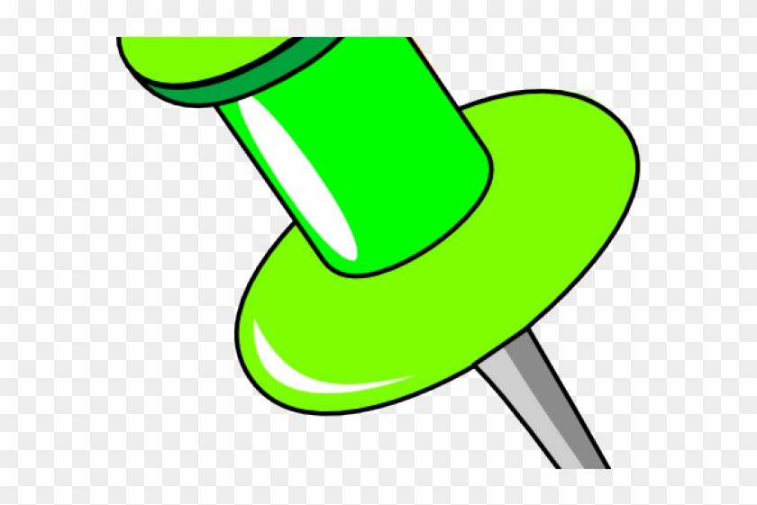 Thumb Tack Clipart Yellow - Png Download #1943421