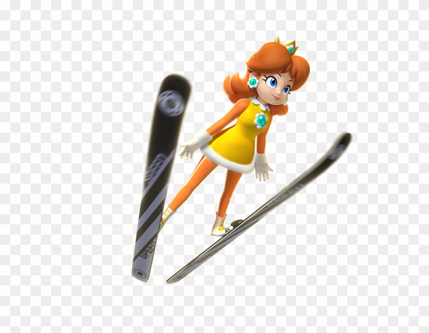 A Thorough Analysis On The Different Entities Of Daisy - Mario & Sonic At The Sochi 2014 Olympic Winter Clipart