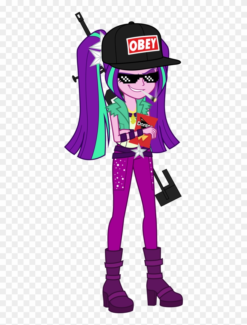 Aria Blaze Artist Diegator Boots Chips Ⓒ - Cartoon Clipart