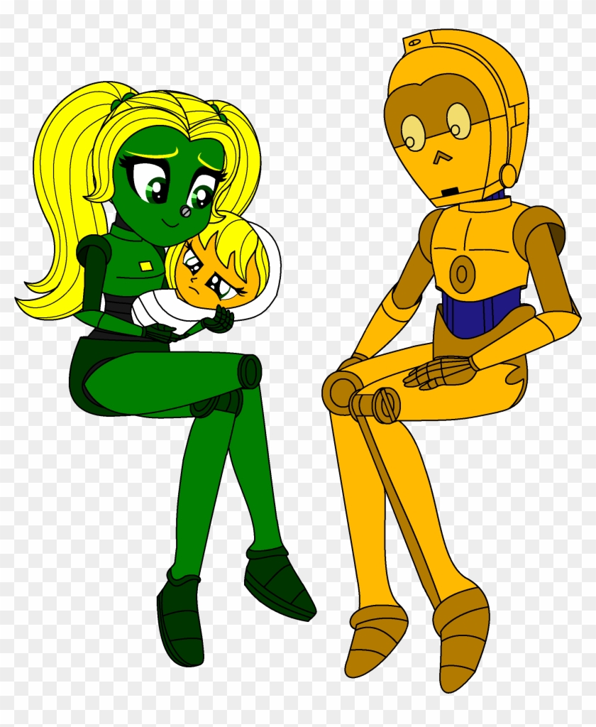 Star Wars C3po Clipart - Mlp Eg Baby Base - Png Download