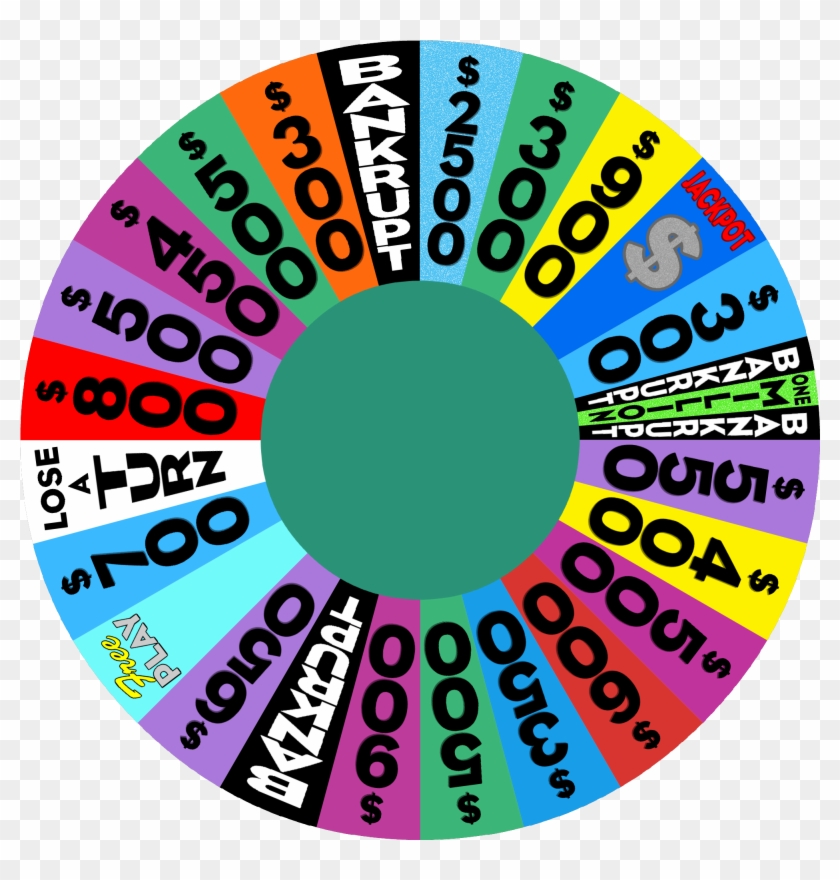 Rwmioub - Wheel Of Fortune Clipart #1943863