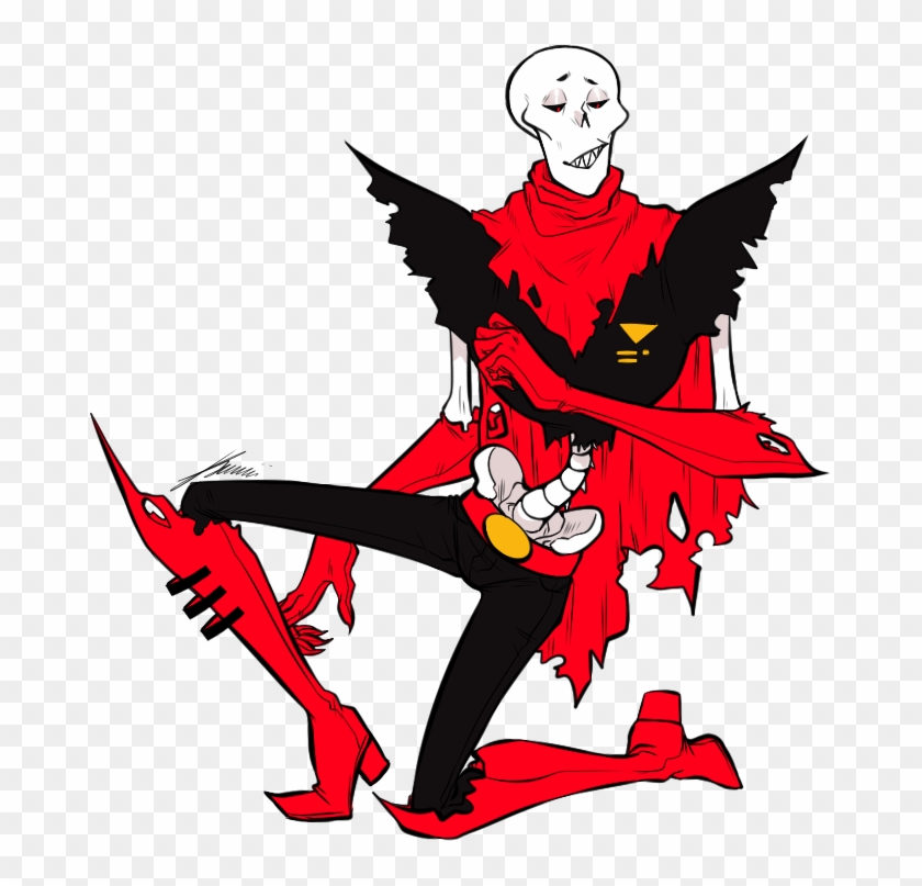 Underfell Papyrus - Undertale Picture - Underfell Baby Bones Baby Sans And Papyrus Clipart #1944367