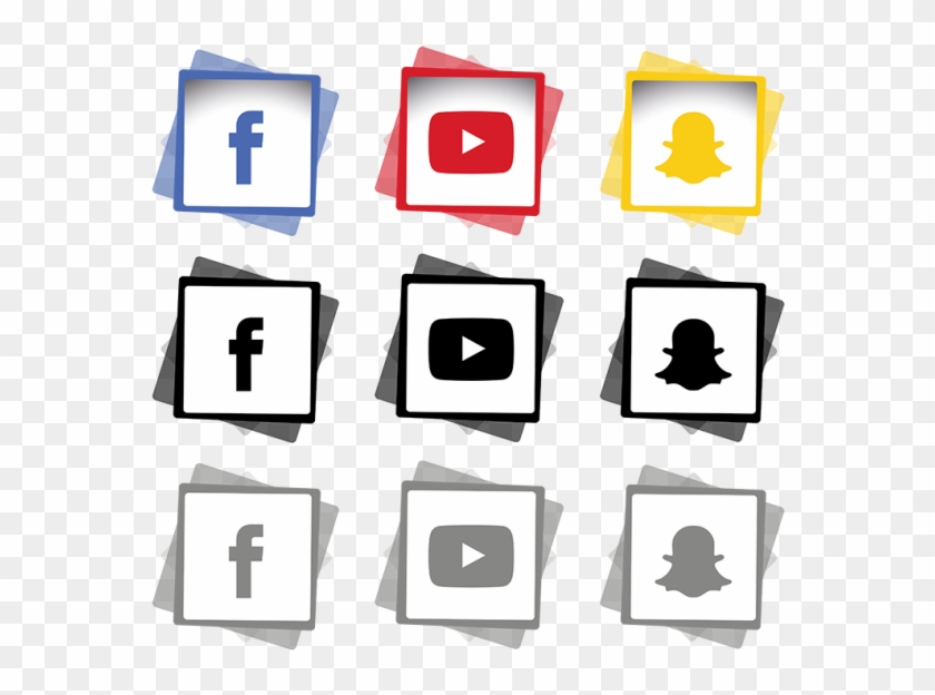 Hexagon Clipart Linked - Transparent Social Media Png #1944583