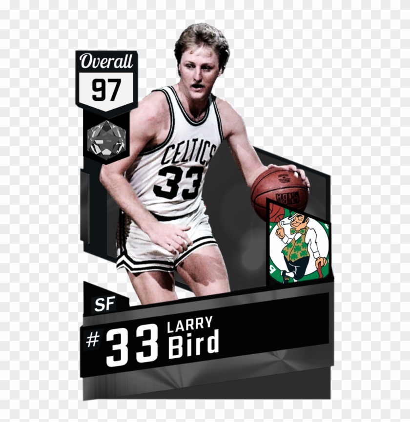 2kmtcentral Larry Bird, Boston Celtics, Nba Players, - Anthony Davis 2k17 Card Clipart