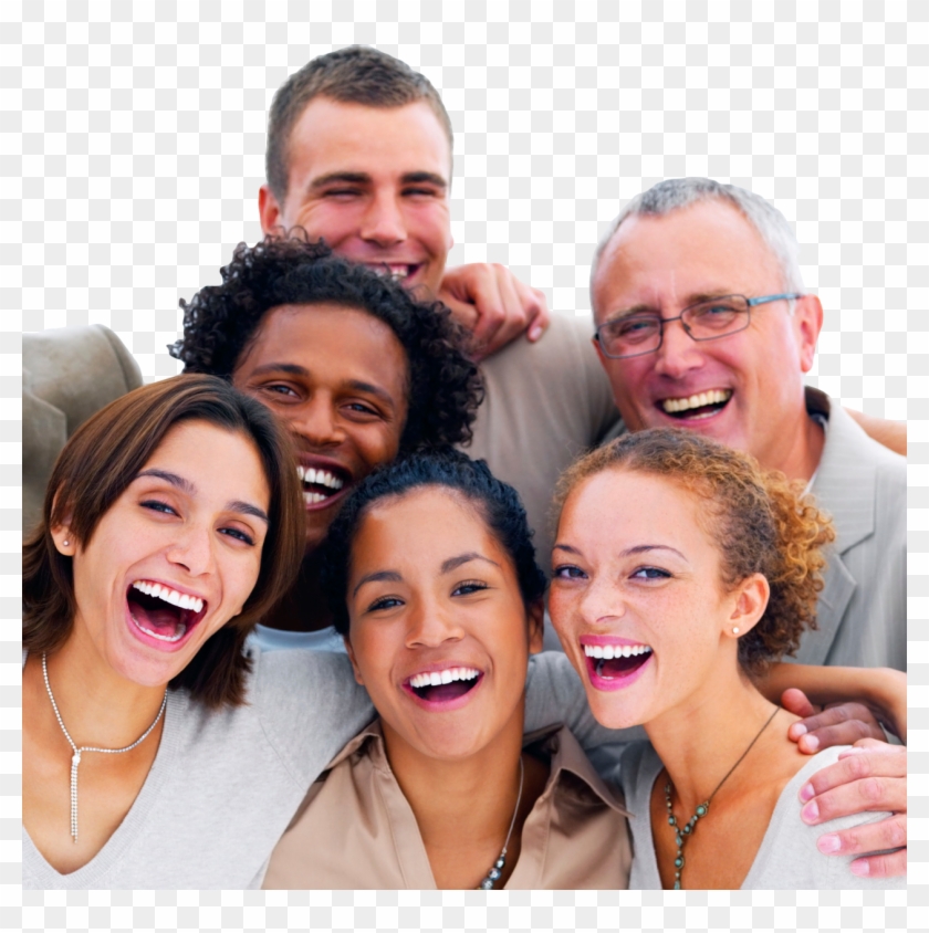 Compass Small Group Facilitator - Diverse Group Of People Smiling Clipart
