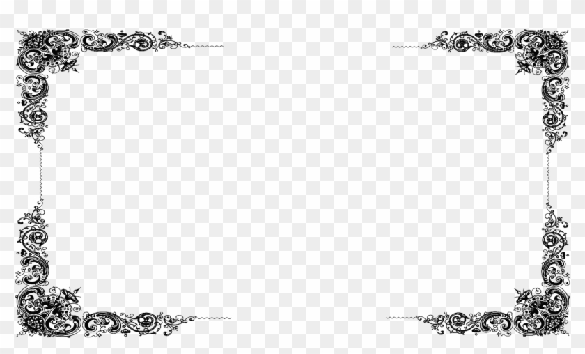 Border, Picture Frame, Victorian, Empty, Blank - Khwab Mein Pani Dekhna Ki Tabeer Clipart