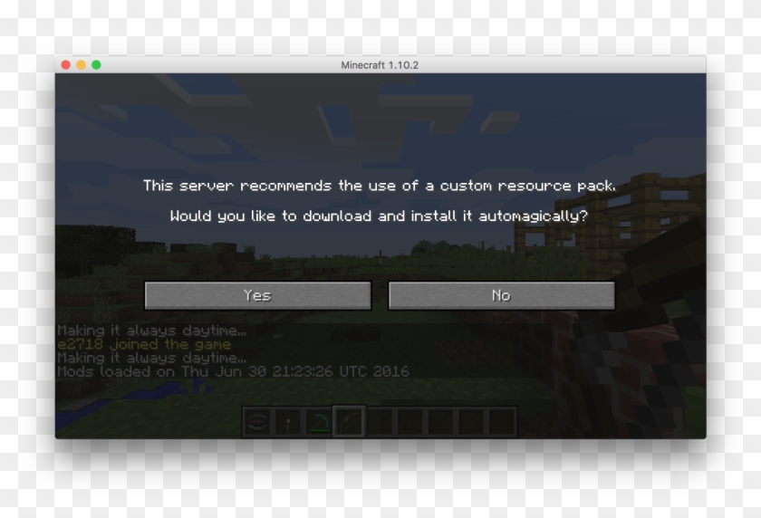 Depending On What You Selected When You Were Adding - Add A Minecraft Server With A Url Clipart #1945074