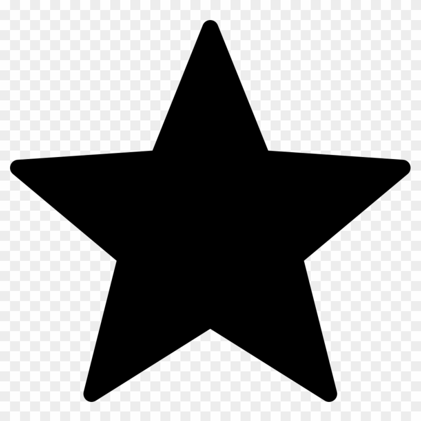 Christmas Star Filled Comments - Favorite Icon Clipart