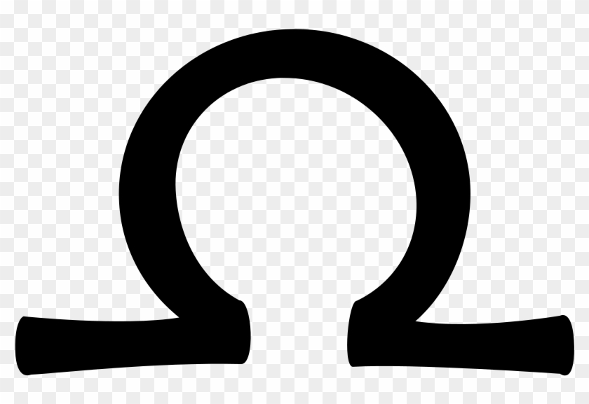 Greek Omega Classical - Illustration Clipart