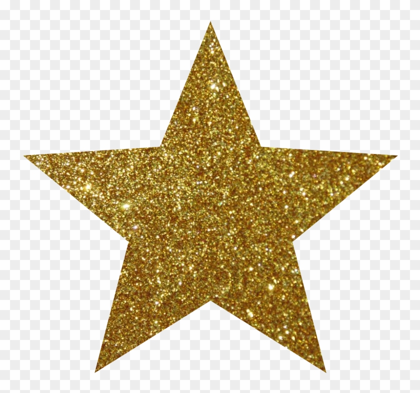 759 X 712 2 - Gold Glitter Star Clipart