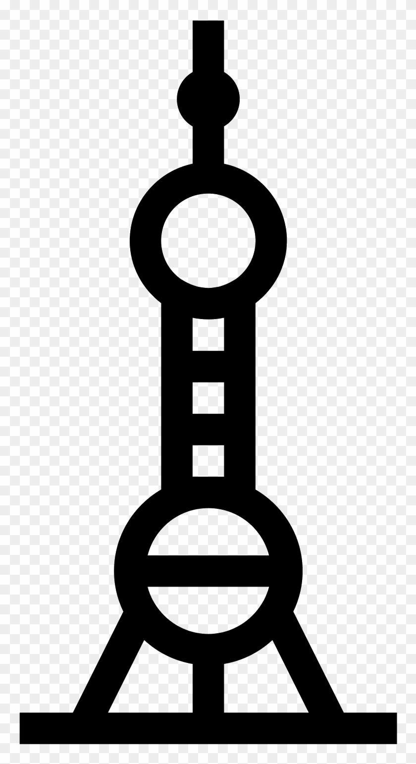 Shanghai Pearl Tower - Shanghai Pearl Tower Icon Clipart