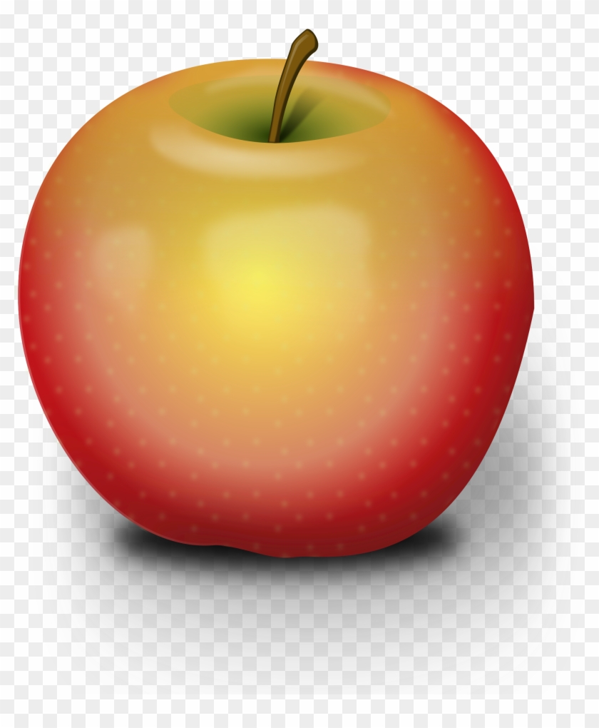 This Free Icons Png Design Of Photorealistic Red Apple - Green Apple Clipart #1945838