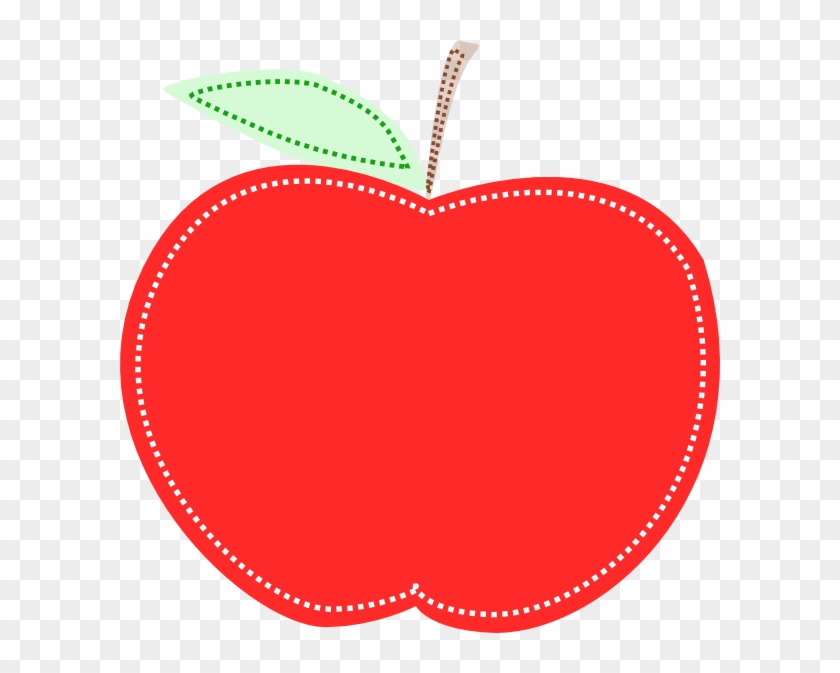 Original Png Clip Art File Red Apple Svg Images Downloading - Apple With Heart Clipart Transparent Png #1945976