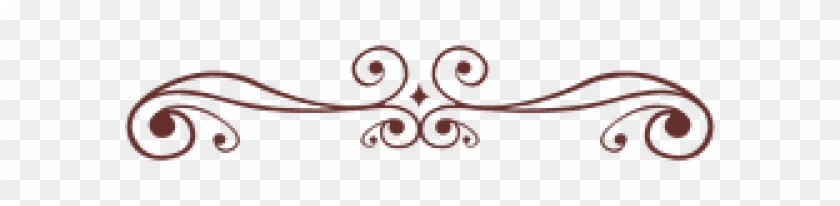 Swirls Clipart Divider - Border Lines Transparent - Png Download