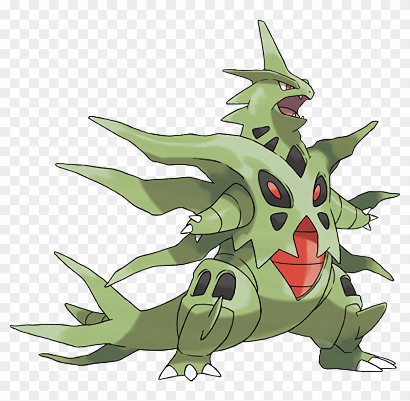 Pokemon Mega Tyranitar Is A Fictional Character Of - Mega Tyranocif Clipart #1946246