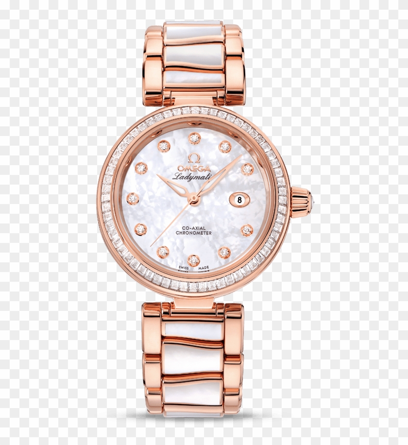 De Ville Ladymatic - Omega Watch Mother Of Pearl Clipart