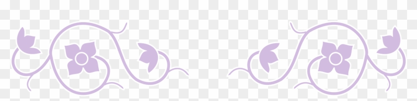 Wedding, Floral Border Divider Design Frame Decorat - Calligraphy Clipart #1946577