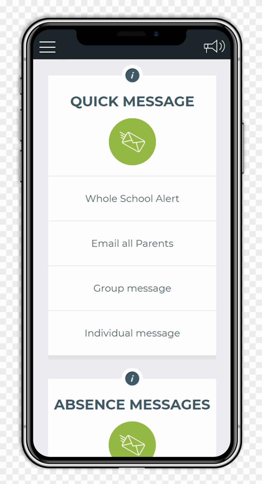 School Messenger Mobile App - Mobile Phone Clipart