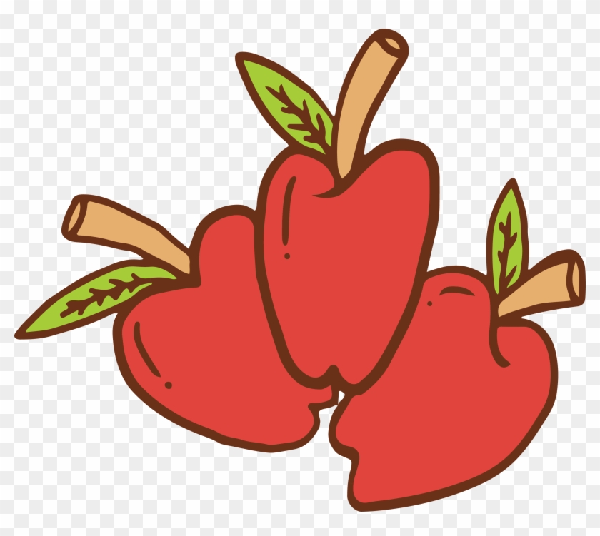 Red Apples Transprent Png - Red Apples Cartoon Clipart #1946805