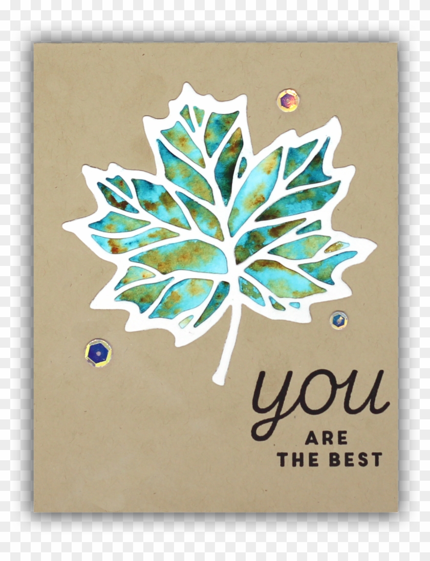 Thankful Leaves Turnabout Card By Understand Blue - Label Clipart #1947038