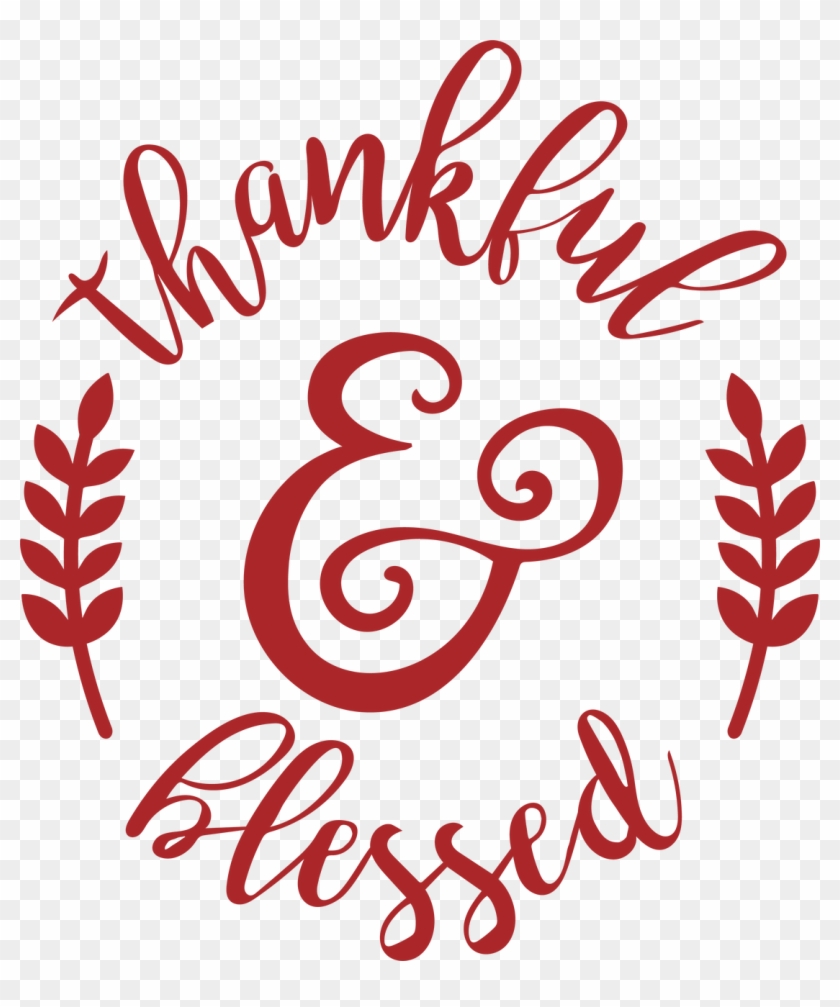 Thankful & Blessed Clipart