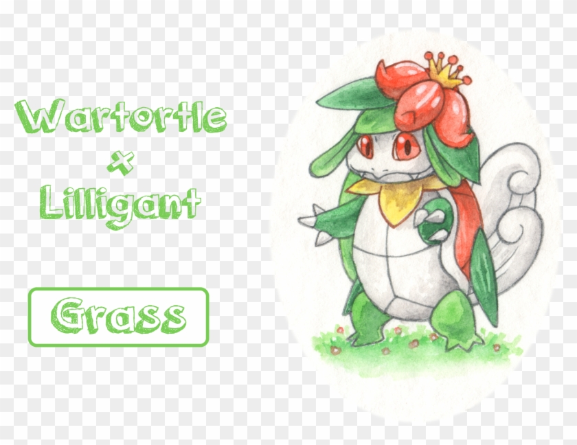 Wartortle X Lilligant Clipart #1947207