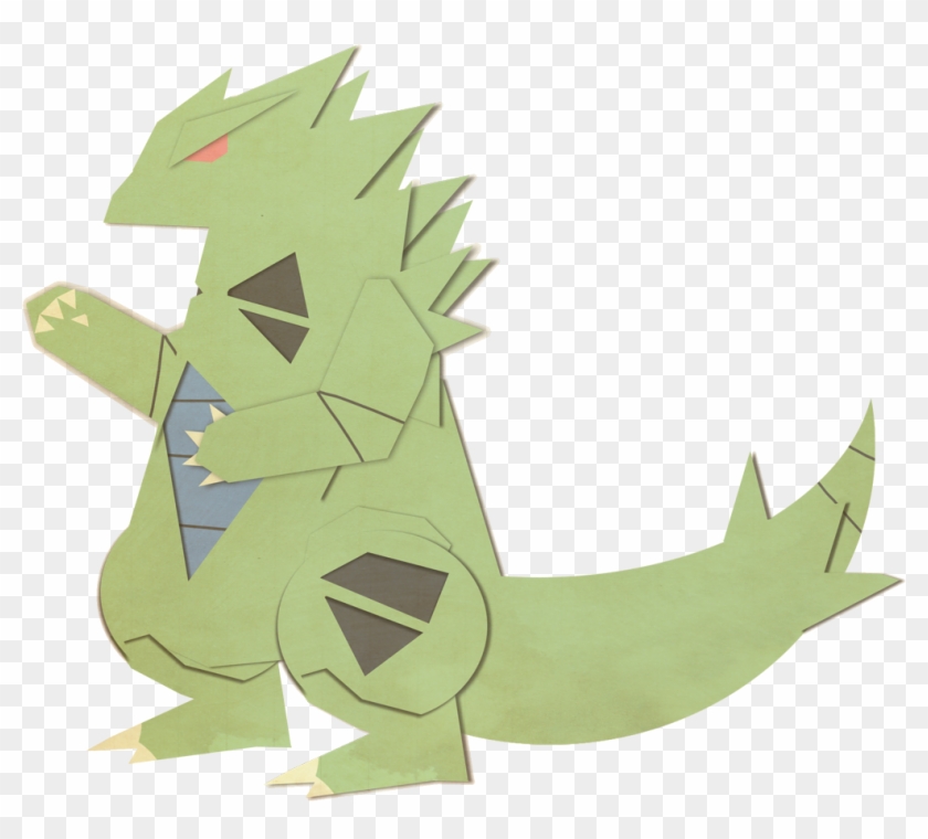 View Tyranitar , - Origami Clipart