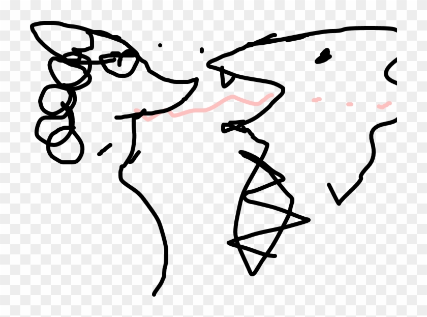 Tyranitar - Line Art Clipart