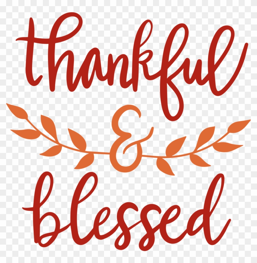 Thankful & Blessed - Logo De Jouet En Bois Clipart