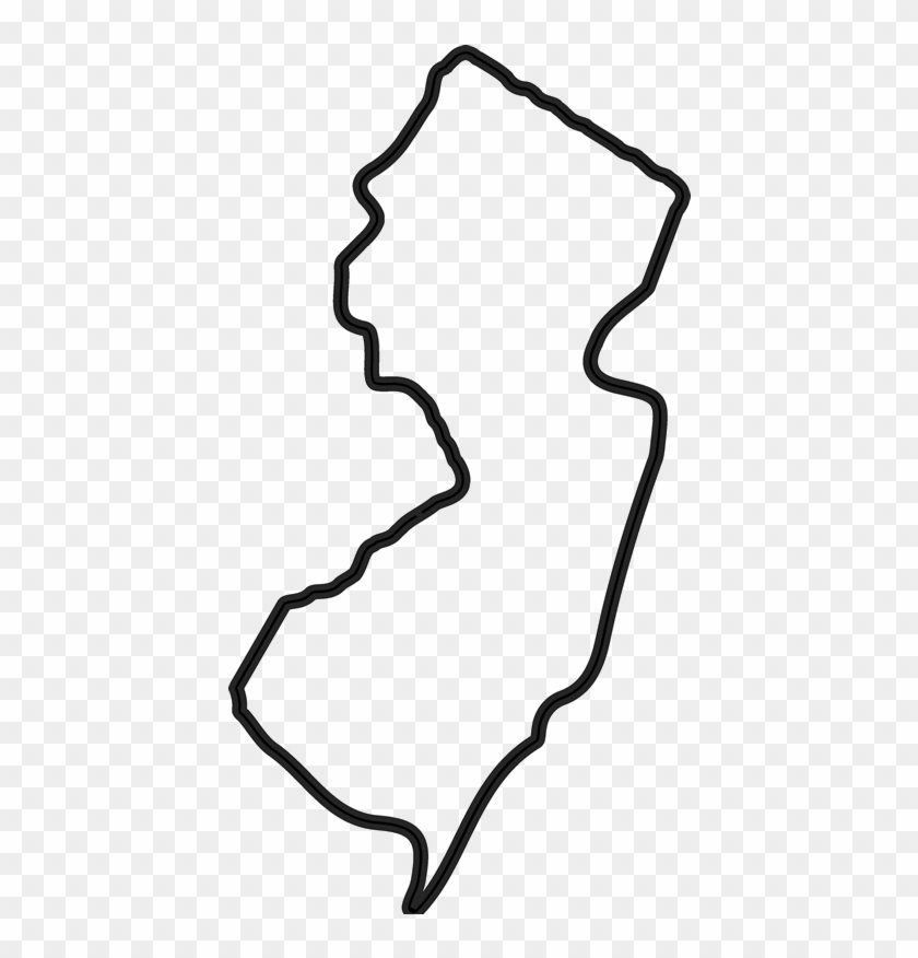 New Jersey Outline Png Image Download Clipart #1948293