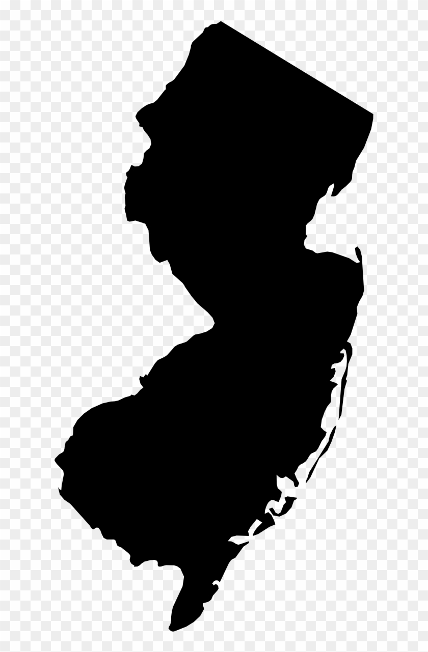 New Jersey State Image - New Jersey Silhouette Clipart #1948360