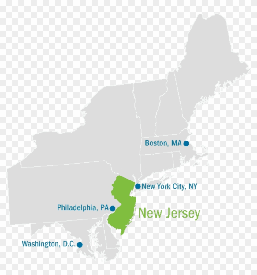 Nj Location Graphic - Map Clipart #1948602