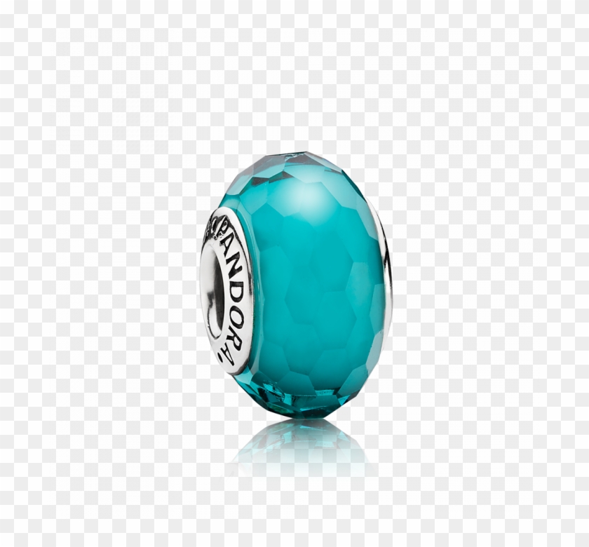 Turquoise Murano Pandora Charm - Pandora Murano Glass Clipart