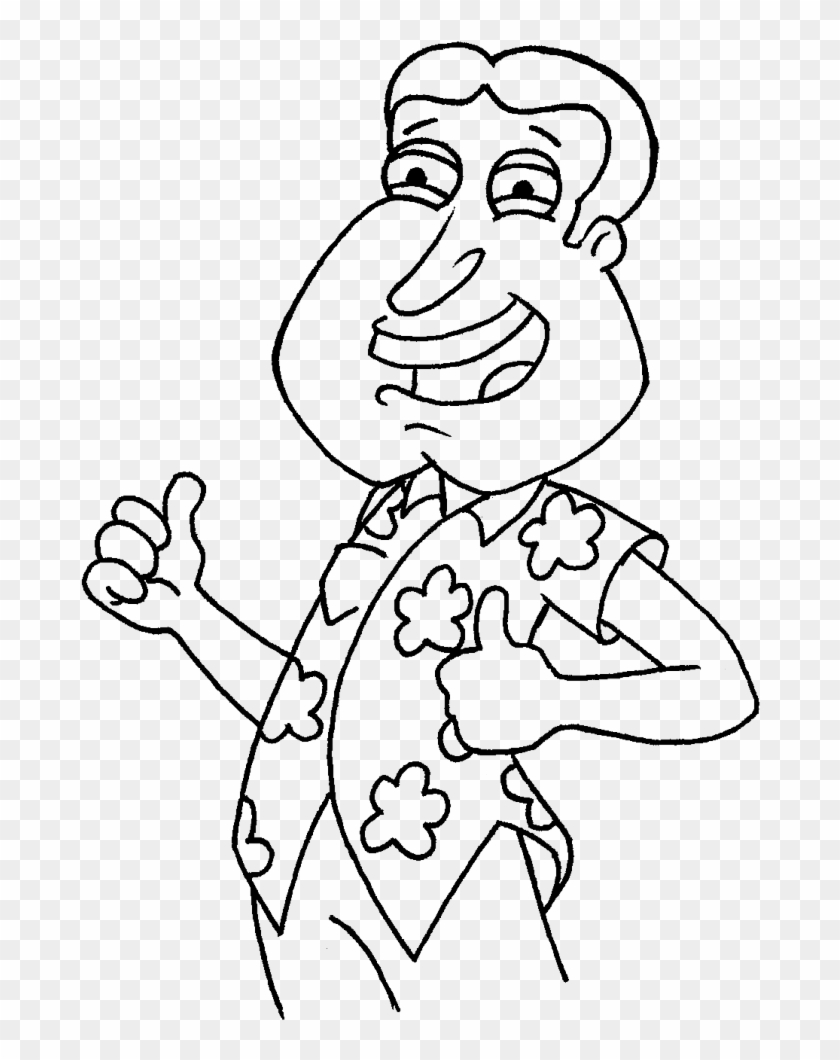 Drawings Of Family Guy Colouring Pages - Drawing Of Family Guy Clipart #1948634