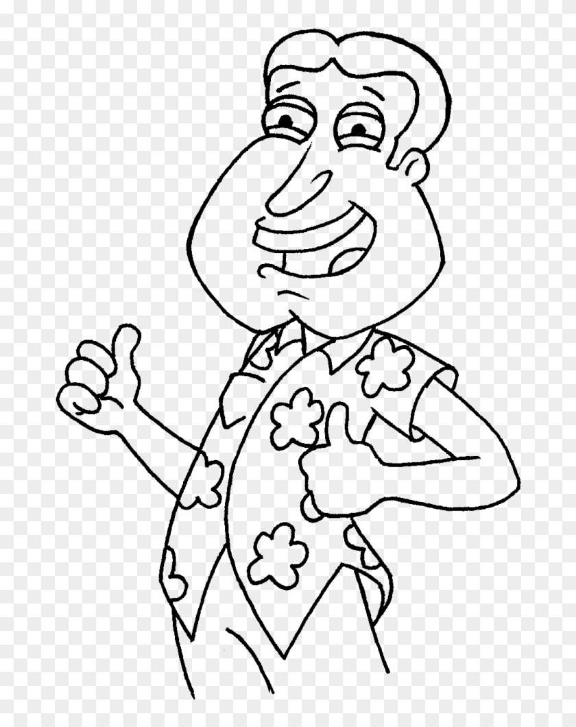 Drawings Of Family Guy Colouring Pages - Drawing Of Family Guy Clipart