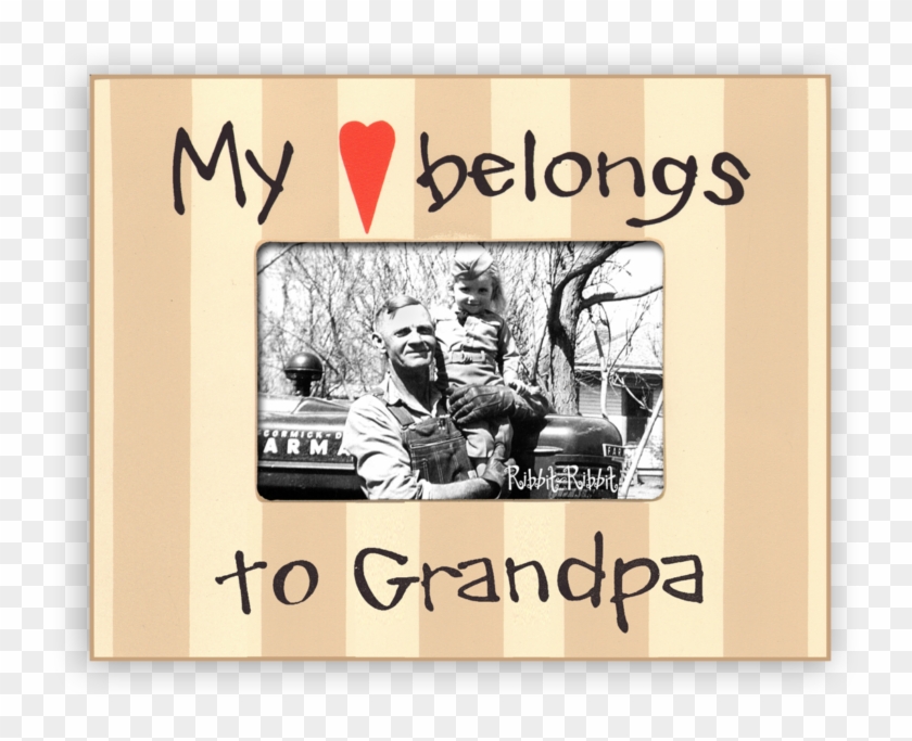 My Heart Belongs To Grandpa - Christmas Card Clipart