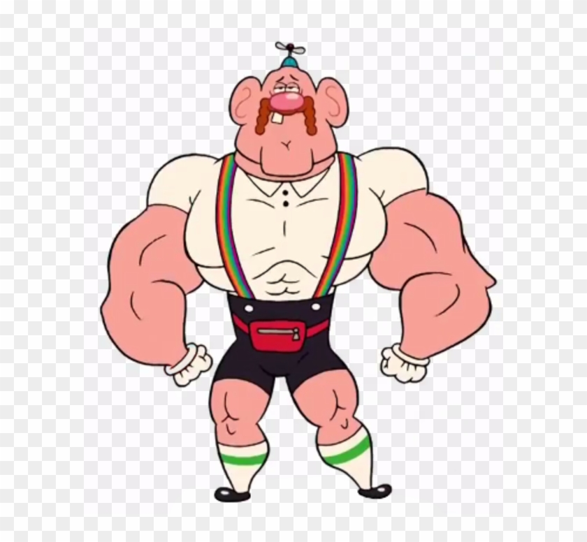Swole Uncle Grandpa - Cartoon Uncle Grandpa Clipart