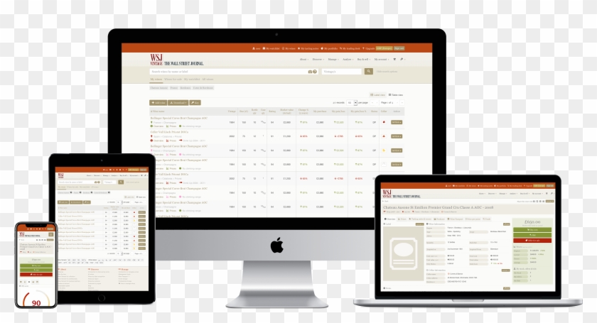 Showcase For The The Wall Street Journal - Web Design Clipart