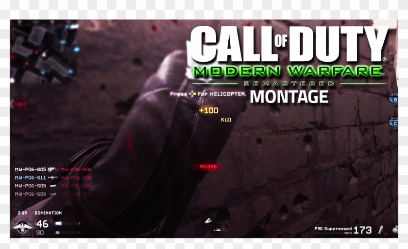 Soar On Twitter - Cod 4 Remastered Montage Clipart