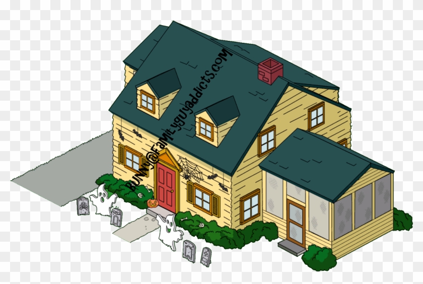 Griffin House Halloween Decorations - Family Guy House Transparent Clipart #1949099